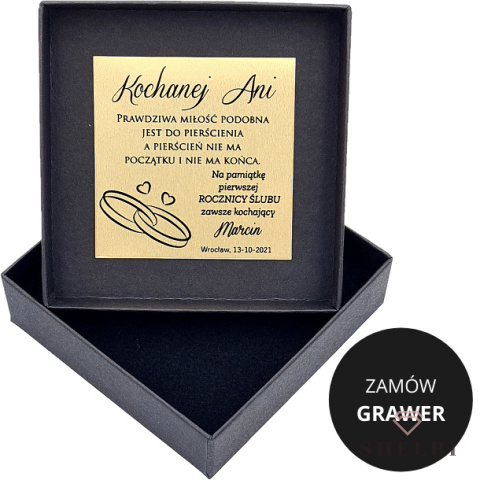 Naszyjnik srebrny z kółkiem pozłacany kółko z kuleczek prezent grawer Naszyjnik srebrny z kółkiem pozłacany kółko z kuleczek prezent grawer