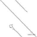 Łańcuszek srebrny ankier rollo diamentowany 42cm Łańcuszek srebrny ankier rollo diamentowany 42cm