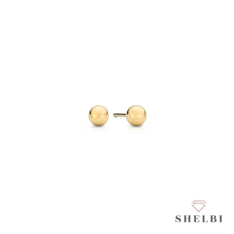 Kolczyki kulki super lekkie 3mm pr. 333 sztyft Shelbi Kolczyki kulki super lekkie 3mm pr. 333 sztyft Shelbi