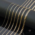 Łańcuszek złoty pr. 585 - splot pancerka gładka 60 cm 585 Shelbi Łańcuszek złoty pr. 585 - splot pancerka gładka 60 cm 585 Shelbi