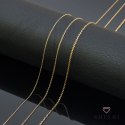 Łańcuszek złoty - splot rolo diamentowany 45 cm 585 Shelbi Łańcuszek złoty - splot rolo diamentowany 45 cm 585 Shelbi