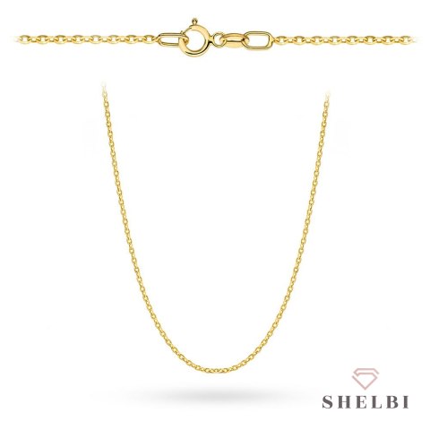 Łańcuszek złoty - splot rolo diamentowany 55 cm 585 Shelbi Łańcuszek złoty - splot rolo diamentowany 55 cm 585 Shelbi