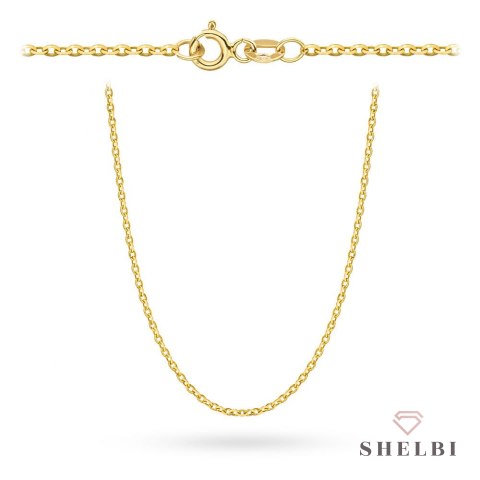 Łańcuszek złoty - splot rolo diamentowany 55 cm 585 Shelbi Łańcuszek złoty - splot rolo diamentowany 55 cm 585 Shelbi