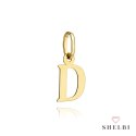 Zawieszka złota literka D 585 Shelbi Zawieszka złota literka D 585 Shelbi
