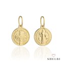 Medalik złoty św. Benedykt 585 Shelbi