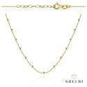 Naszyjnik złoty gładkie kuleczki choker 585 Shelbi Naszyjnik złoty gładkie kuleczki choker 585 Shelbi