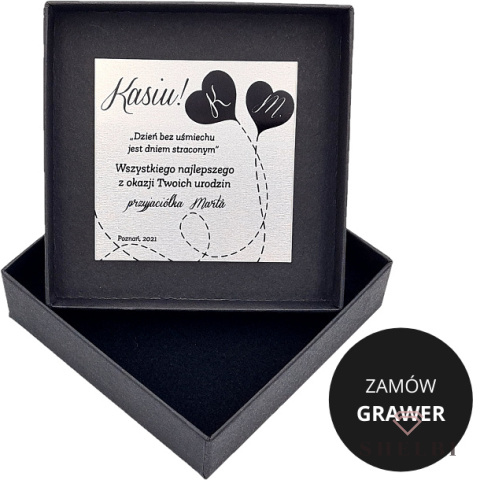 Srebrny naszyjnik celebrytka z krzyżykami prezent grawer Srebrny naszyjnik celebrytka z krzyżykami prezent grawer